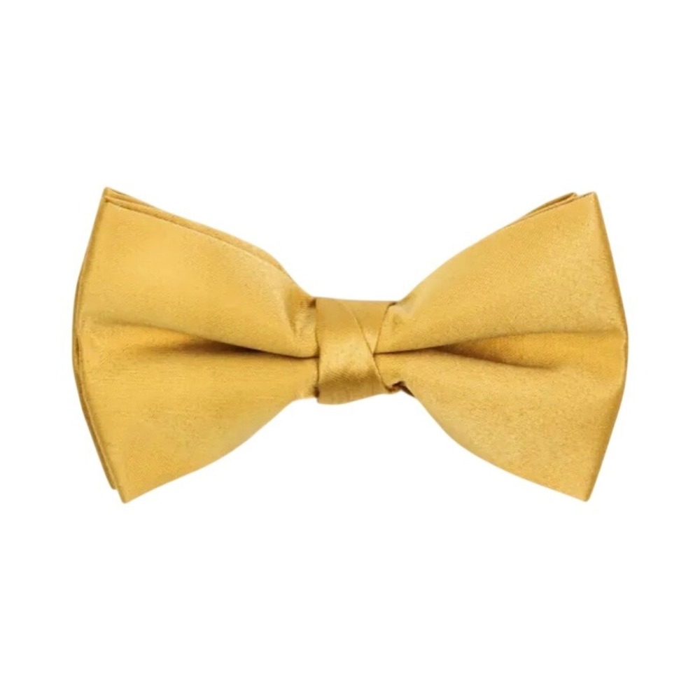 Dobell Bow Tie Mens‎ One Size Sunset Gold Pre-Tied Adjustable Formal Yellow New